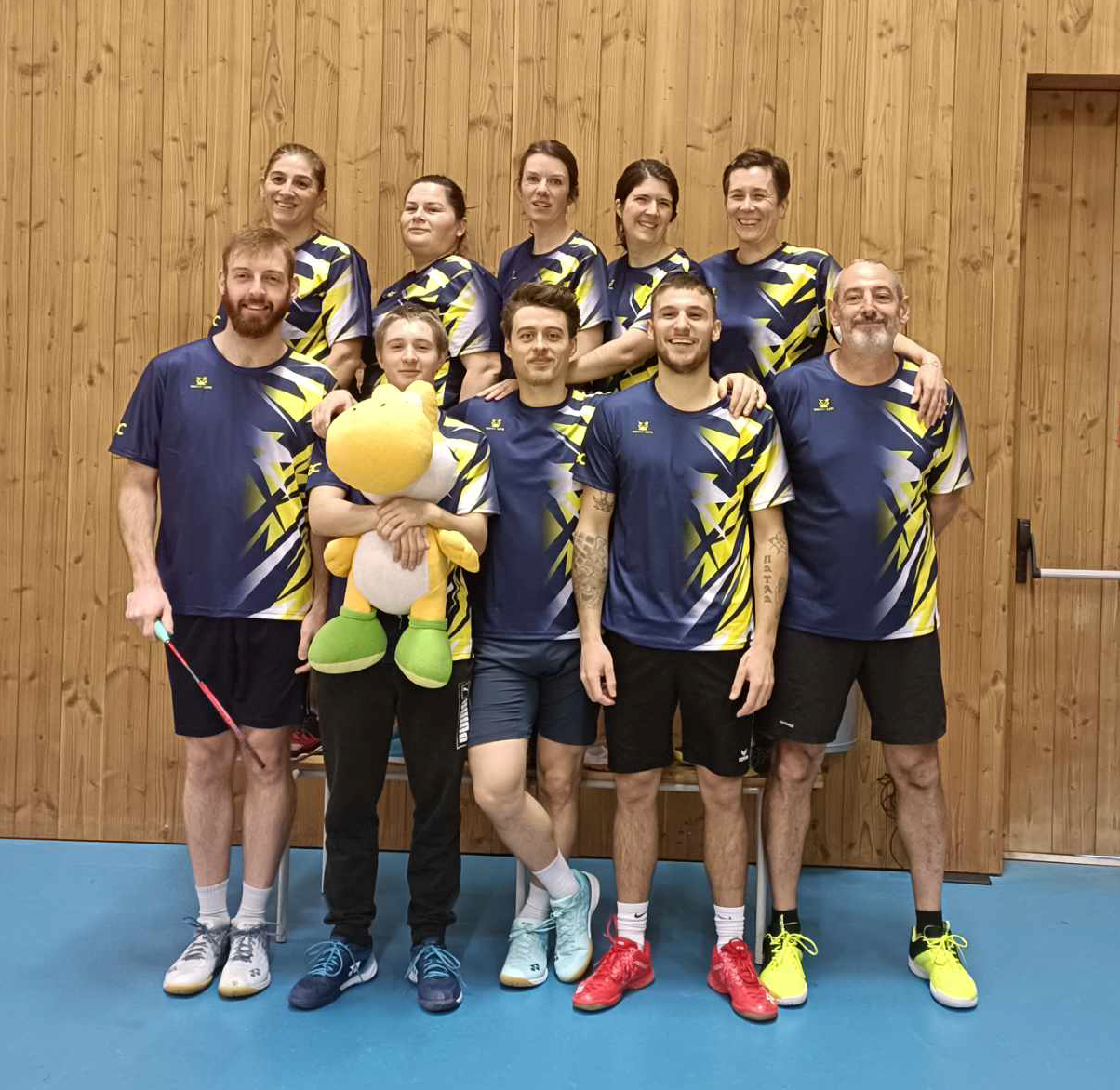 Equipe 1 badminton Lescure